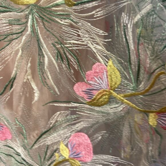 Harlyn Modcloth Floral Embroidered Midi Dress 1X - Picture 5 of 7